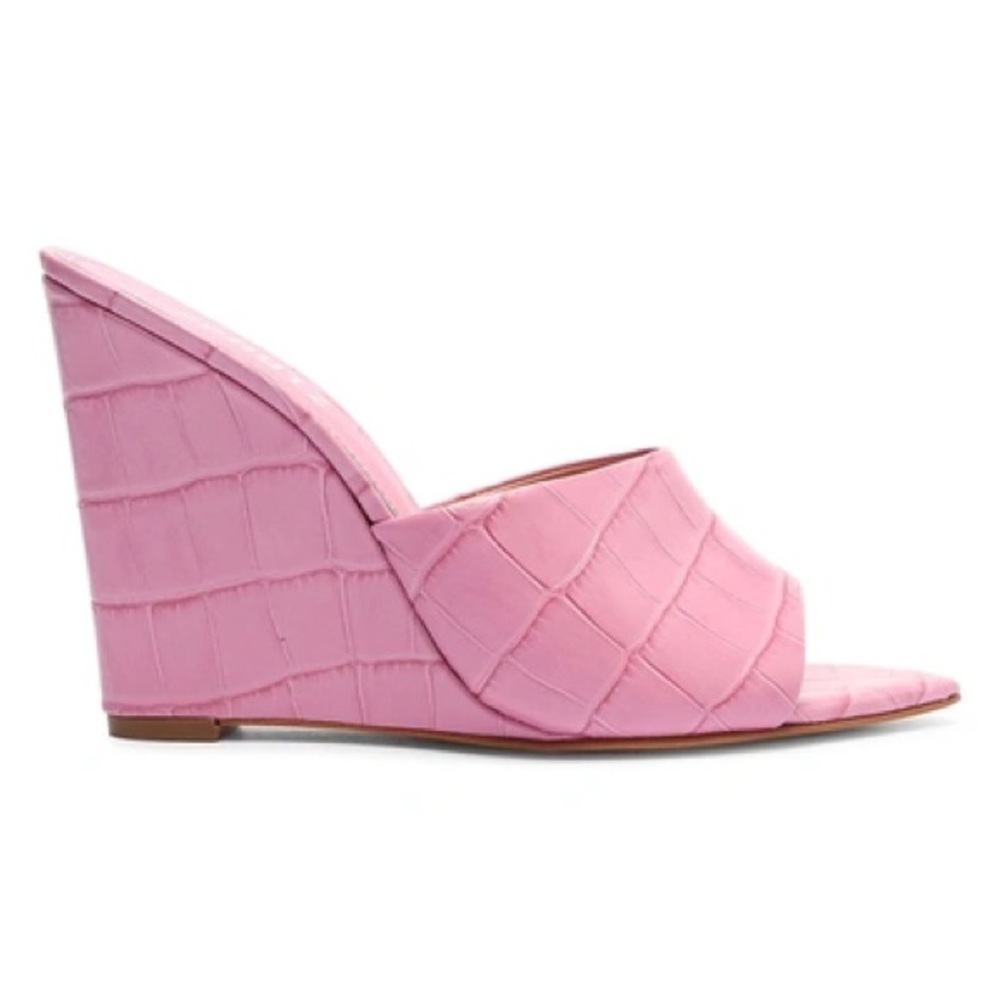 Pink Wedge Sandals